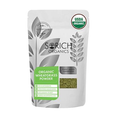 Sorich Organics Organic Wheatgrass Powder 100 gm - Herbal Dietary Supplement