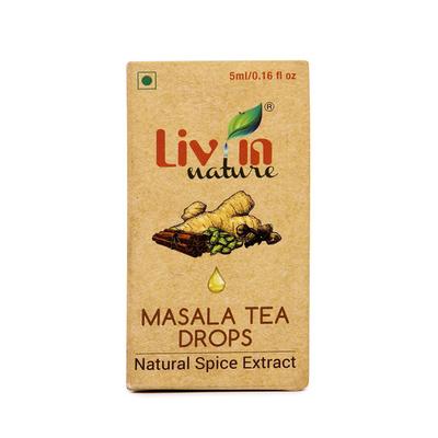 Liv In Nature Spice Extract Drops - Masala Tea 5 ml - Herbal Dietary Supplement