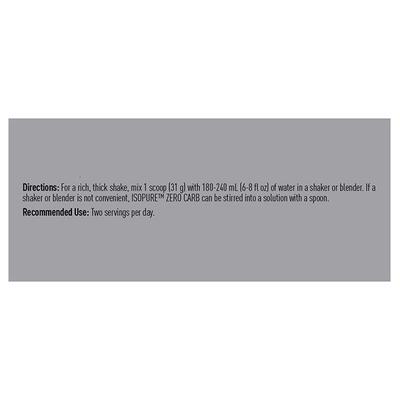 Isopure Zero Carb Protein Powder - Cookies & Cream Flavour 3 lb - Workout Essentials