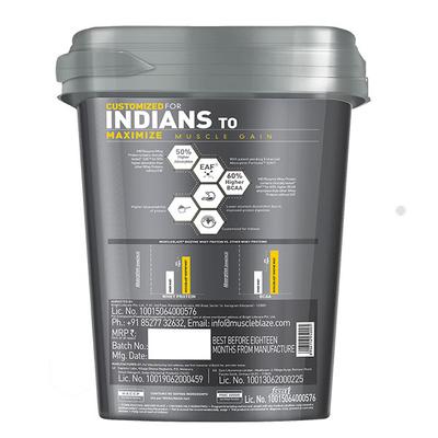 MuscleBlaze Biozyme Whey Protein Powder - Rich Milk Chocolate 4 kg - Whey Proteins