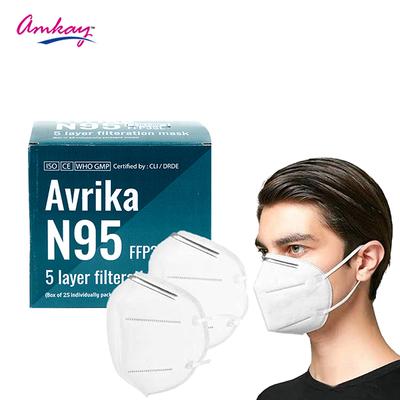 Amkay Avrika N95 5 Layer Filtration Mask 25's - Face Mask
