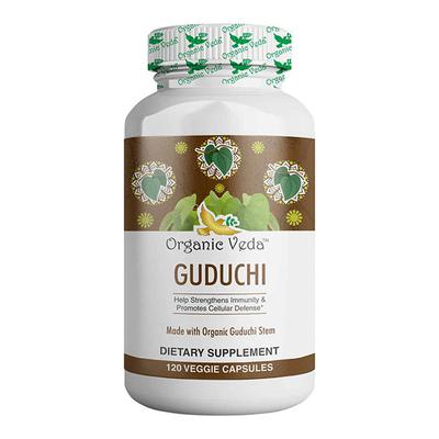 Organic Veda Guduchi Veg Capsule 120's - Pure Herbs