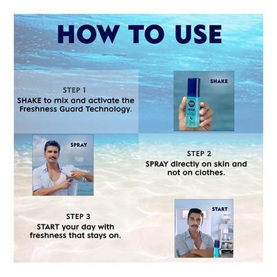 Nivea Men Duo Body Deodorizer Active Fresh 100 ml - Men Deodorants/Roll-Ons