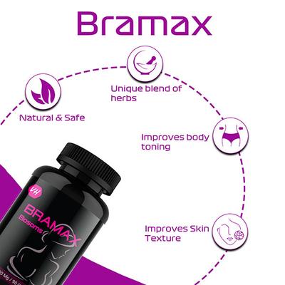 Vitaminhaat Bramax Bosoms 500 mg Capsule 90's - Vital Health