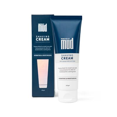 MensXP Mud Shaving Cream - Cupuacu Butter & Cocoa 100 gm - Shaving Creams