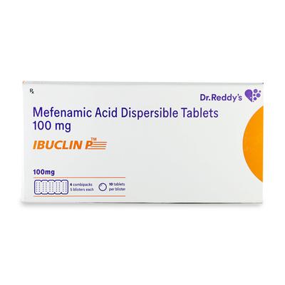Ibuclin P 100mg Tablet 10'S - Pain relief-Nsa