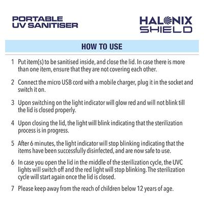 Halonix Shield Portable UV Sanitiser - Others