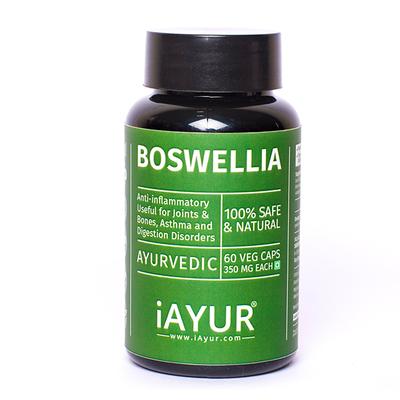iAYUR Boswellia 350 mg Veg Capsule 60's - Herbal Dietary Supplement