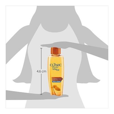 Clinic Plus Almond Gold Vita Hair Oil 150 ml - Hair Oils