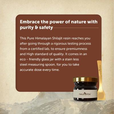 Neuherbs Pure Himalayan Shilajit Resin 15 gm - Sexual Care