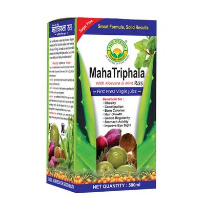 Basic Ayurveda Maha Triphala Ras - Aloevera & Mint 500 ml - Ayurvedic Juices
