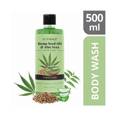St. D'Vence Body Wash - Hemp Seed Oil with Neem 500 ml - Shower Gels & Body Wash