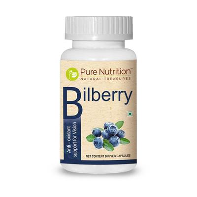Pure Nutrition Bilberry Veg Capsule 60's - Vital Health