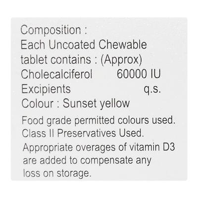 BECOCNX 60K ORANGE FLAVOUR Chewable Tablet 4's - Supplements-Vit