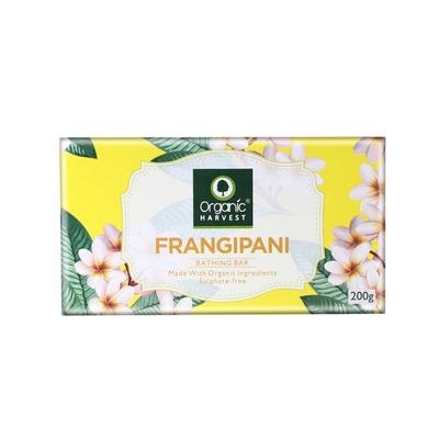 Organic Harvest Bathing Bar - Frangipani 200 gm - Soaps