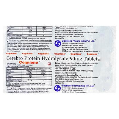 COGNIONE Tablet 10's - Nootropics And Neurotrophics