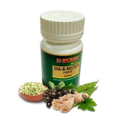 20 Microns Herbal Dia-B-Micron Forte Tablet 60's - Diabetes Care (Ayush)