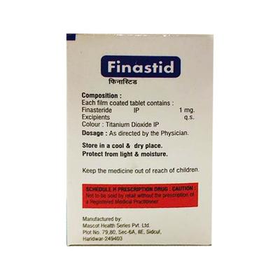 FINASTID Tablet 30's - Bladder And Prostate Disorders-Dru