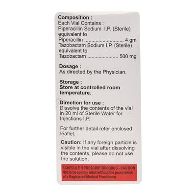 PRECITAZ 4.5gm Injection 1's - Bacterial Infections-OBL