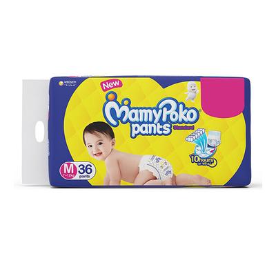 MAMYPOKO PANTS STANDARD (M) 36'S - Diapers & Wipes