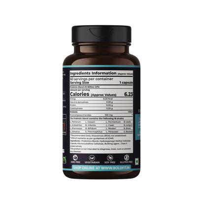 Boldfit Probiotics Capsule 60's - Digestive Health