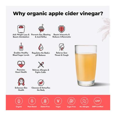 Wellbeing Nutrition Organic Himalayan Apple Cider Vinegar 500 ml - Apple Cider Vinegar - Acv
