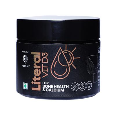 Literal Vitamin-D3 Lozenges - Black Current Flavour 30's - Calcium And Minerals