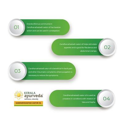 Kerala Ayurveda Gandharvahastadi Castor Oil 100 ml - Speciality Medicines