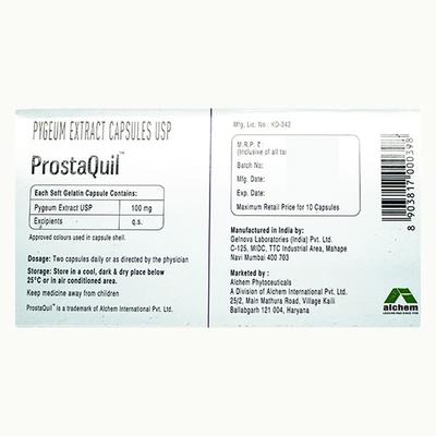 Prostaquil Capsule 10'S - Bladder And Prostate Disorders-Dru