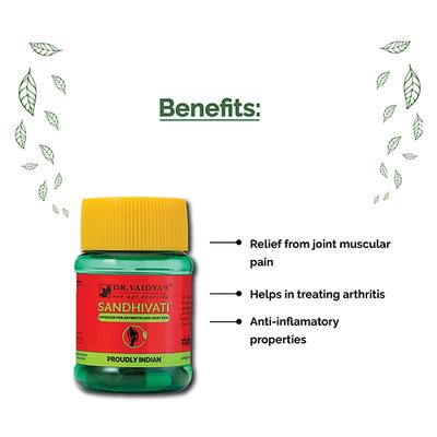Dr.Vaidya's Sandhivati Capsule (Pack of 2 x 30's) - Speciality Medicines