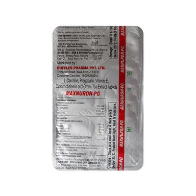 MAXNURON PG Tablet 10's - Neuropathic Pain-Dru