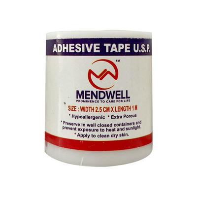 Mendwell Adhesive Tape USP (2.5 cm x 1 mtr) 40's - Bandages & Dressings