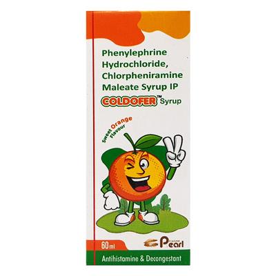 COLDOFER ORANGE FLAVOUR Syrup 60ml - Cough And Cold-Cou