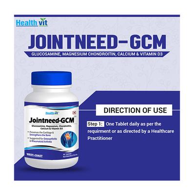 HealthVit Jointneed-Gcm Tablet 60's - Vital Health