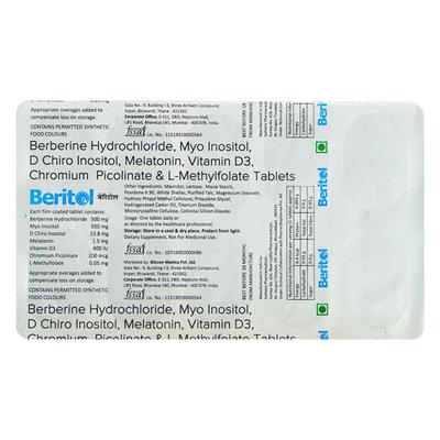BERITOL Tablet 10's - Supplements-Vam