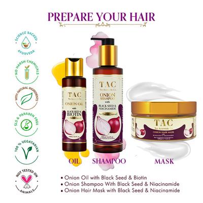 TAC The Ayurveda Co. Onion Hair Mask 200 gm - Personal Care (Ayush)