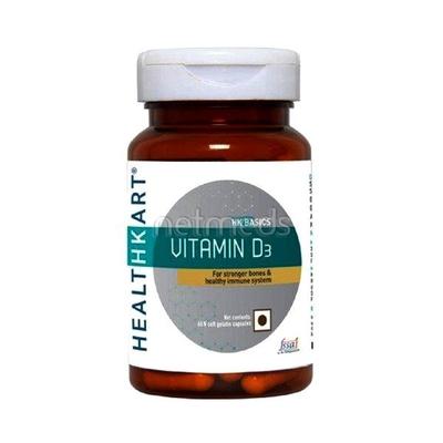 HealthKart Vitamin D3 Capsules 60's - Multi-Vitamins
