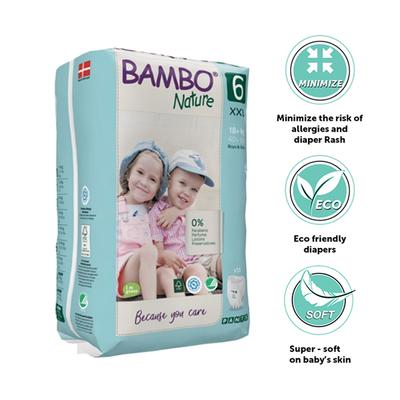 Bambo Nature Pant Diapers with Wetness Indicator - XXL (6) 90's - Diapers & Wipes
