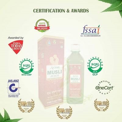 Axiom Jeevan Ras Musli Juice 500 ml - Ayurvedic Juices