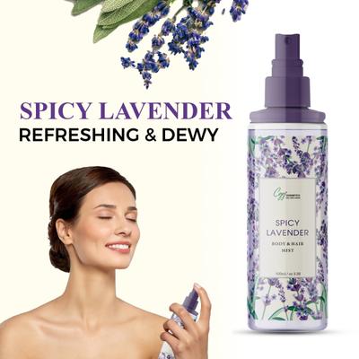 CGG Cosmetics Spicy Lavendar Body Mist 200 ml - Body Mist/Spray