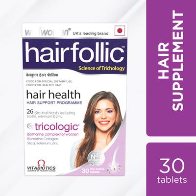 Wellwoman Hairfollic Tablet 30's - Hair & Skin