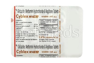 Cyblex MV 40.2mg Tablet 10'S - Diabetes-Ant