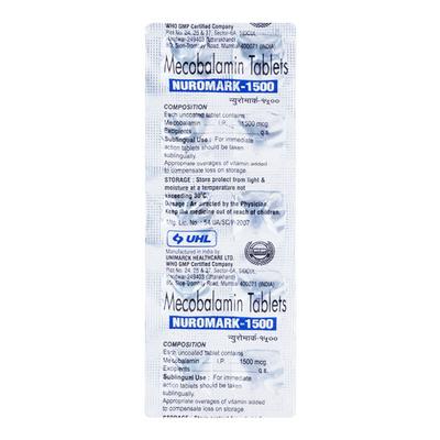 NUROMARK 1500mcg Tablet 10's - Supplements-Vam