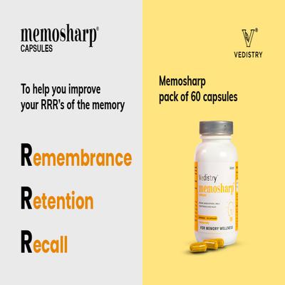 Vedistry MemoSharp Capsule 60's - Speciality Medicines