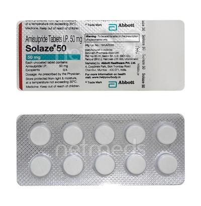 Solaze 50mg Tablet 10'S - Schizophrenia-Aps