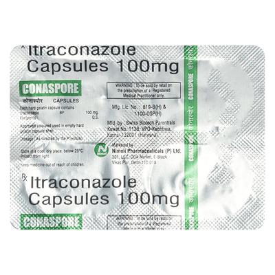 CONASPORE 100 Capsule 4's - Fungal Infections-Anf