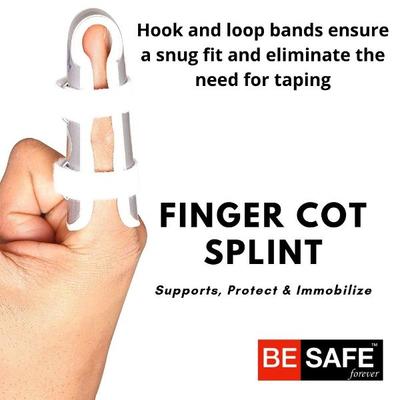 Be Safe Forever Finger Cot Splint (L) - Knee/Ankle/Leg/Foot Supports