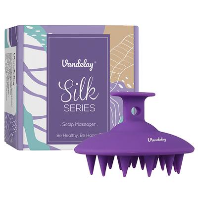 Vandelay Silk Series Scalp Massager - Purple - Massagers