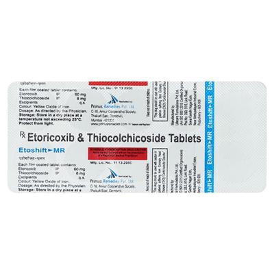 ETOSHIFT MR Tablet 10's - Muscle Cramps/Spasticity-Mus