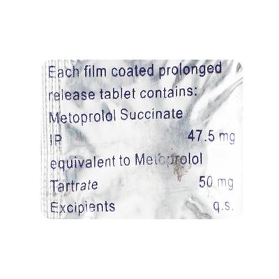 Metspot XL 50mg Tablet 10'S - Hypertension-Bet